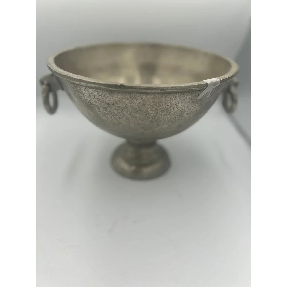 Vintage Champagne Bucket Duc de Lavoie Pedestal Chiller Silver Tone Handle #2